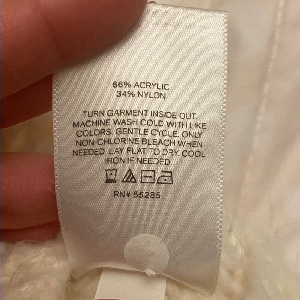 Express Off-Shoulder White Sweater - Picture 3 of 3